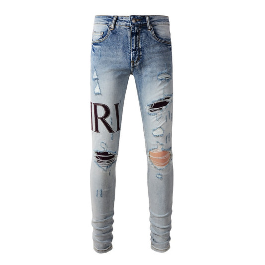 SOLO-AMIRI 2023 New Slim Jeans 1301