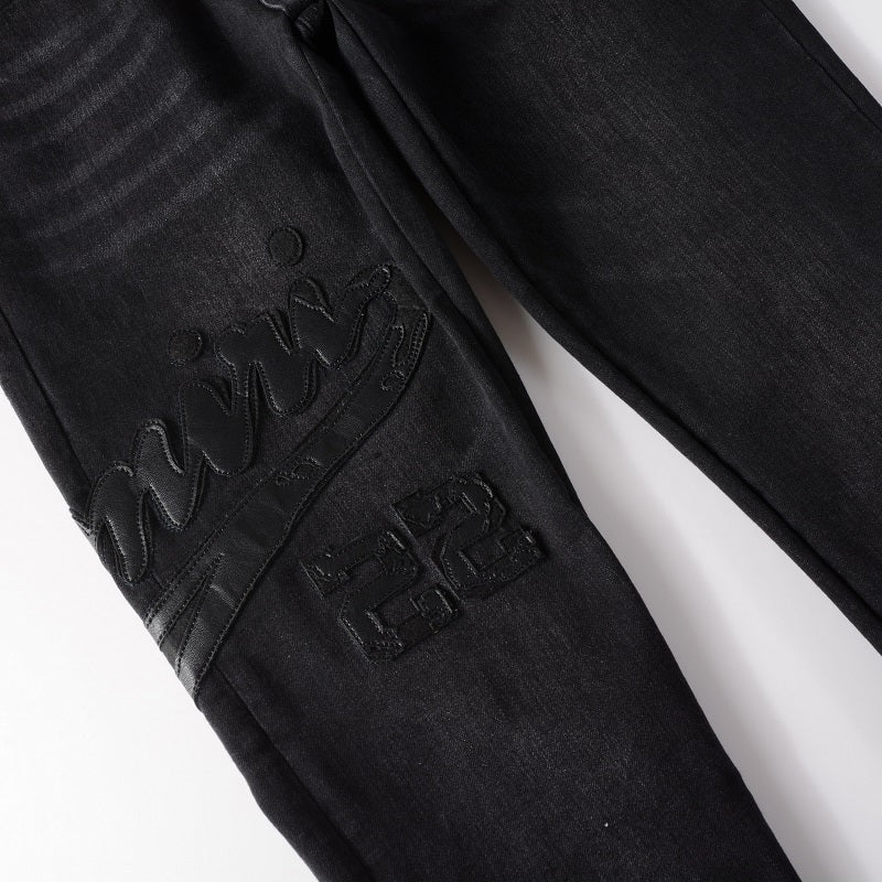 SOLO-AMIRI 2023 New Slim Jeans 1312