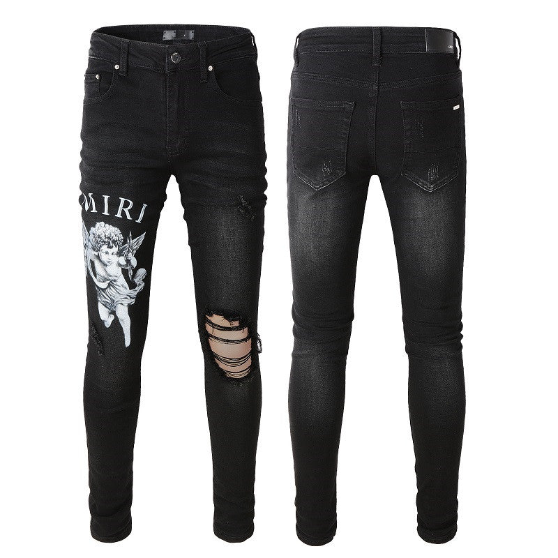 SOLO-AMIRI 2023 New Slim Jeans 817